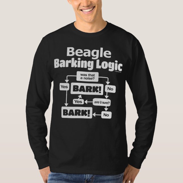 Barking logic – Beagle T-Shirt (Front)