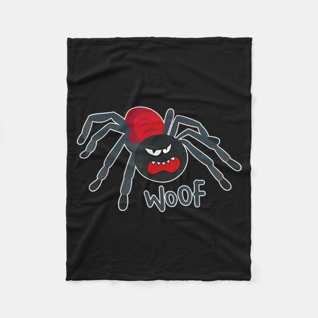 Barking Spider Fleece Blanket (Front)