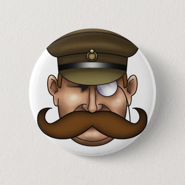 Barkington 6 Cm Round Badge (Front)