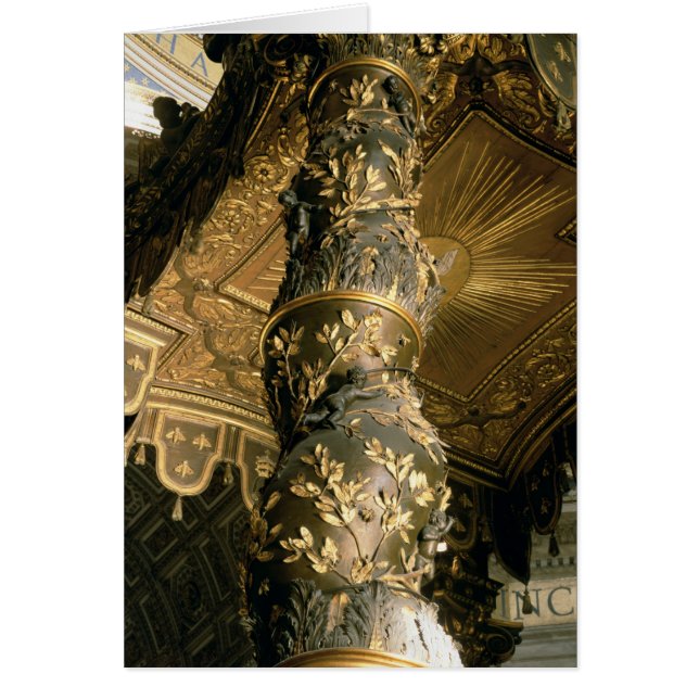 Barley sugar column from the Baldacchino (Front)