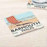 Barmouth North wales vintage travel poster