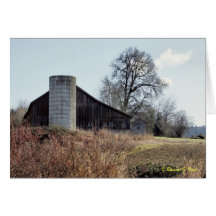 Barn and Silo - Card & Envelope
