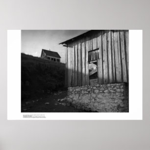 Barn and Stonework, March 1962 Poster