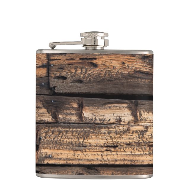 BARN BOARD HIP FLASK (Front)