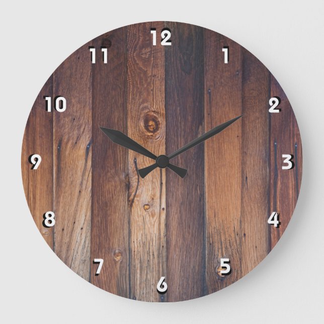BARN BOARD LARGE CLOCK (Front)