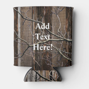 Barn Board Reclaimed Wood Rustic Wood Can Cooler