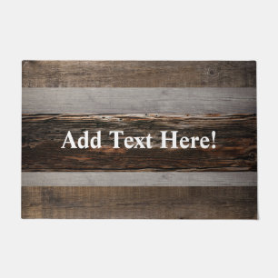 Barn Board Reclaimed Wood Rustic Wood Doormat