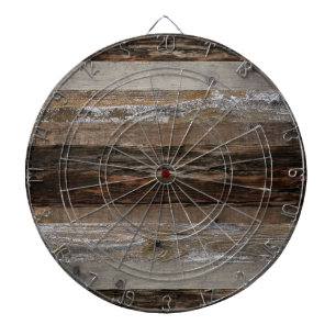 Barn Board Rustic Wood  Dartboard