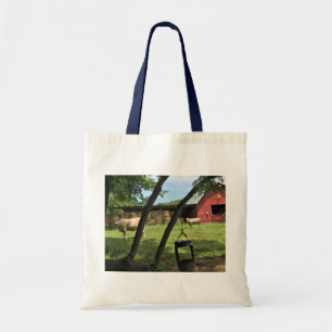 Barn & Cows, Rural North Carolina Canvas Print Mou Tote Bag