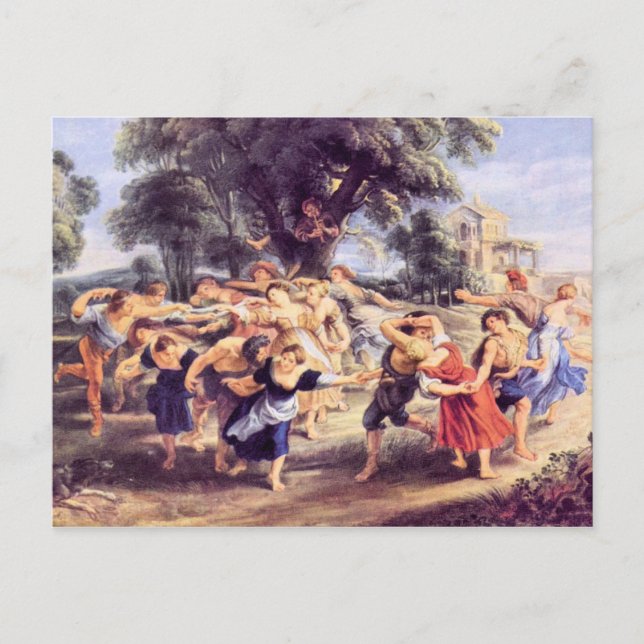 Barn dance by Paul Rubens Postcard (Front)