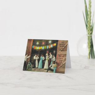 Barn Dance Thank You, Vintage, Retro Thank You Card