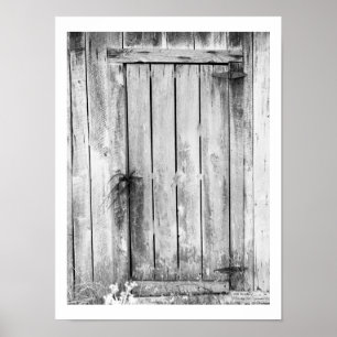 Barn Door Lock Poster