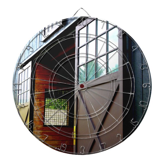 Barn Door Perspective Dartboard (Front)