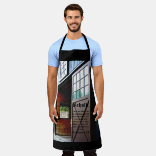 Barn Door Perspective, Revelation 3:8 Apron
