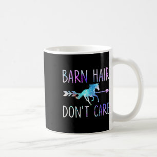 Barn Hair Dont Care Love Horse Riding Equestrian R Coffee Mug