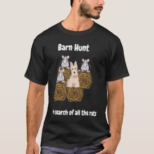 Barn Hunt in search of rats with Wheaten Scottie T-Shirt