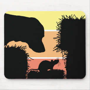 Barn Hunt Nose Work: Dog and Rat Scent Work Mouse Pad