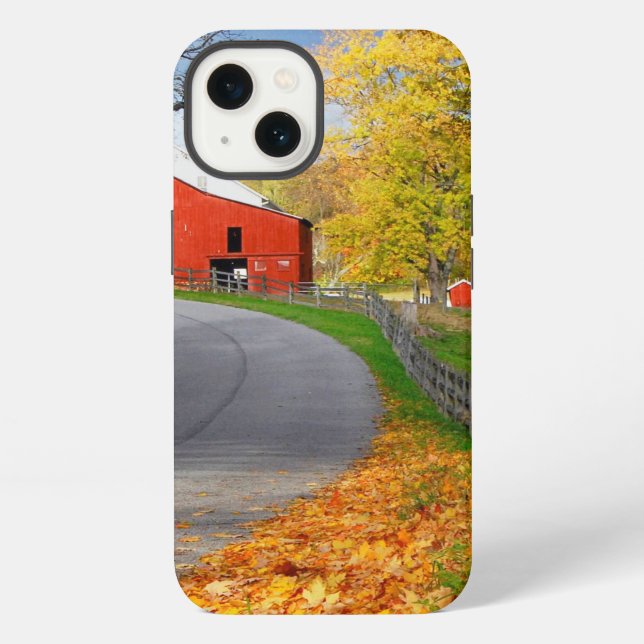 Barn in Fall iPhone Case (Back)
