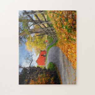 Barn in Fall Jigsaw Puzzle
