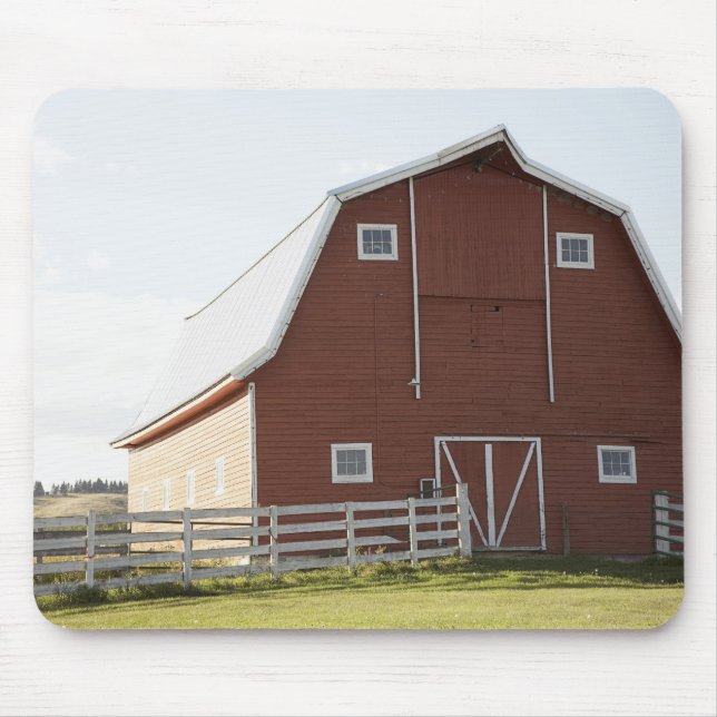 Barn in rural landscape mouse pad (Front)