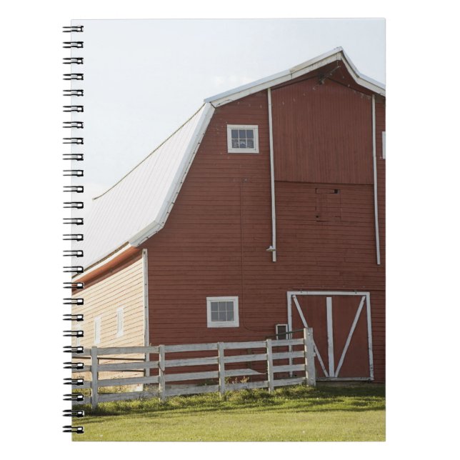 Barn in rural landscape notebook (Front)