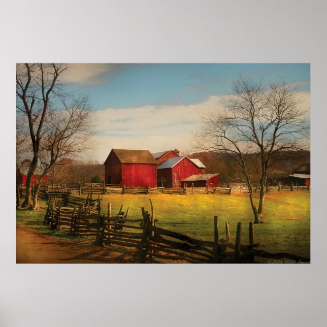 Barn - Just up the path Poster (Front)