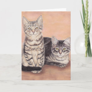 Barn Kittens Greeting Card by Charlotte Yealey