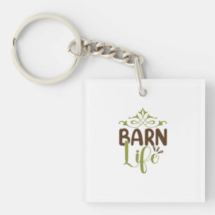 Barn Life Key Ring
