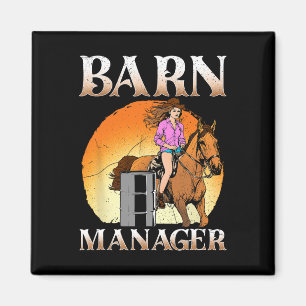 Barn Manager I Equestrian Pony Horse Fan Magnet