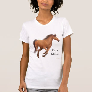 Barn Mum Ladies Scoop Neck T-Shirt
