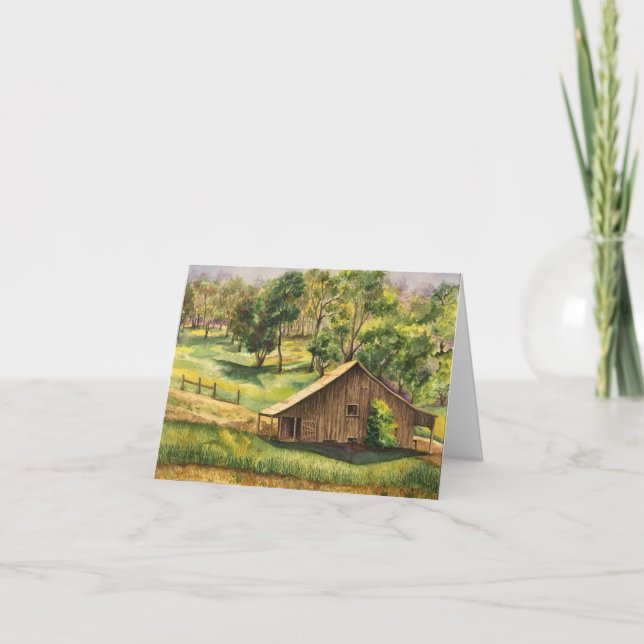 Barn on Rd.200 Card (Front)