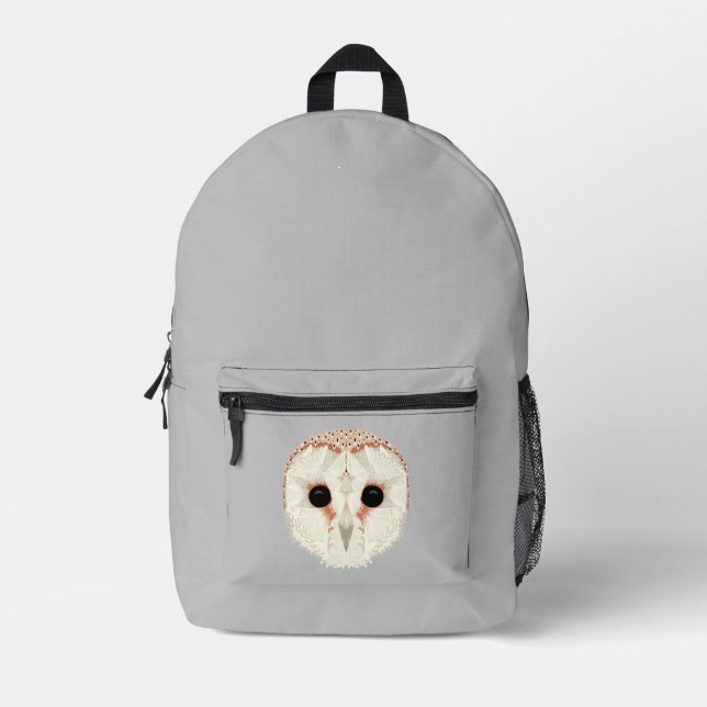 Barn Owl All Over Print Backpack (Front)