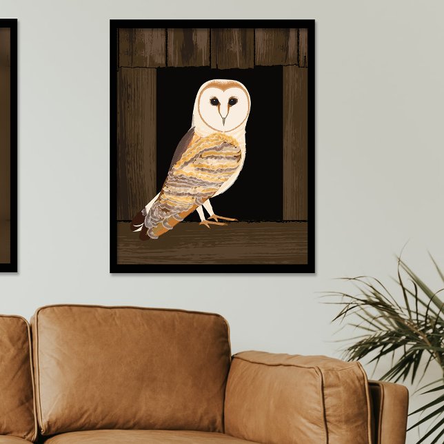 Barn Owl Art Print (Creator Uploaded)