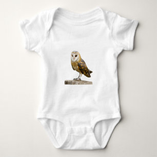 Barn Owl Baby Bodysuit