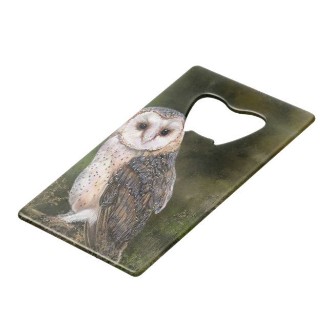 Barn Owl Bottle Opener (Front Angled)