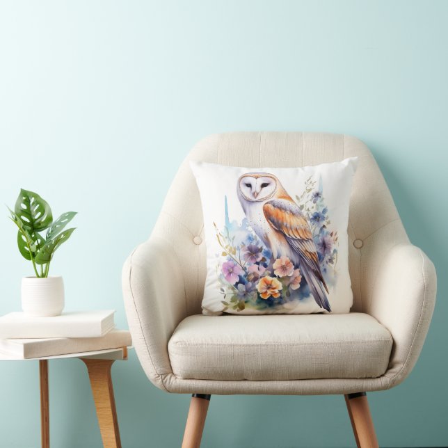Barn Owl Cushion (Chair)