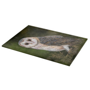 Barn Owl Cutting Board