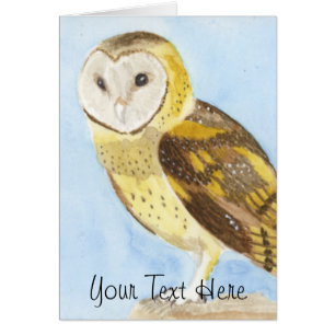 Barn Owl Greeting Card