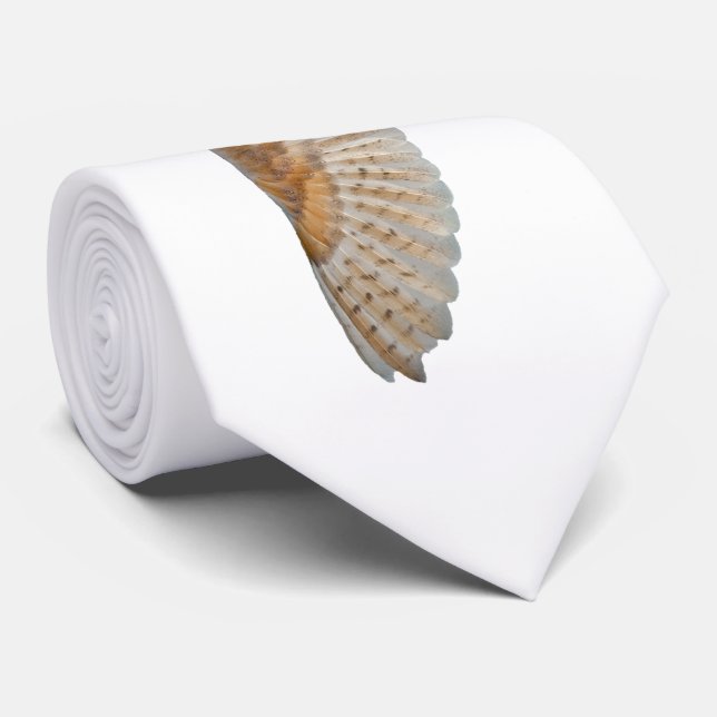 Barn Owl in Flight Tie (Choose Colour) (Rolled)