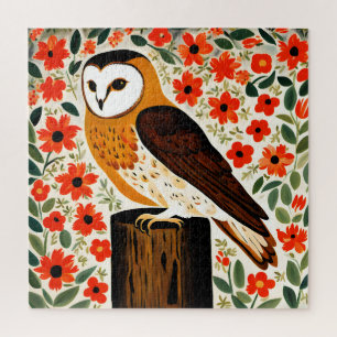 Barn Owl Jigsaw Puzzle