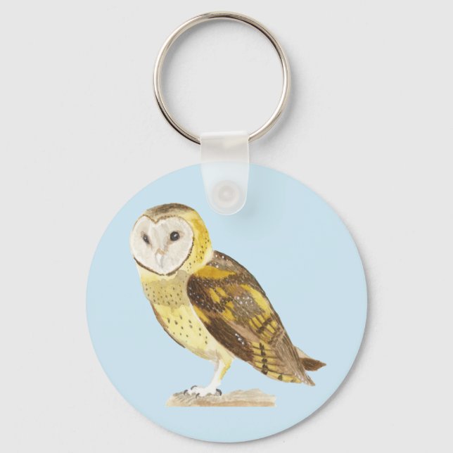 Barn Owl Key Ring (Front)