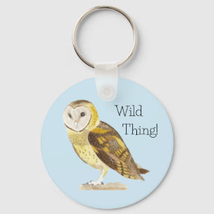 Barn Owl Key Ring