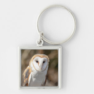 Barn Owl Key Ring