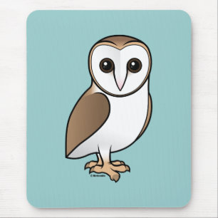 Barn Owl Mouse Pad