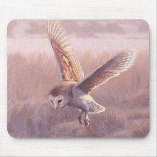 Barn Owl Mousepad