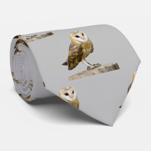 Barn Owl Neck Tie