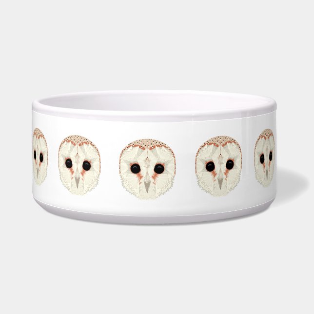 Barn Owl Pet Bowl (Left)