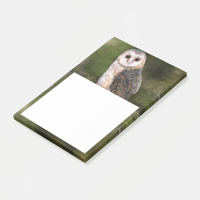 Barn Owl Post-it® Notes (Angled)