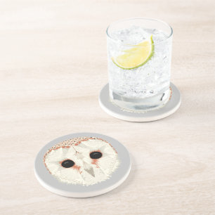 Barn Owl Sandstone Coaster