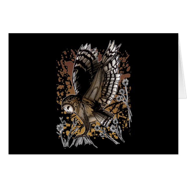 Barn Owl Stance (Front Horizontal)